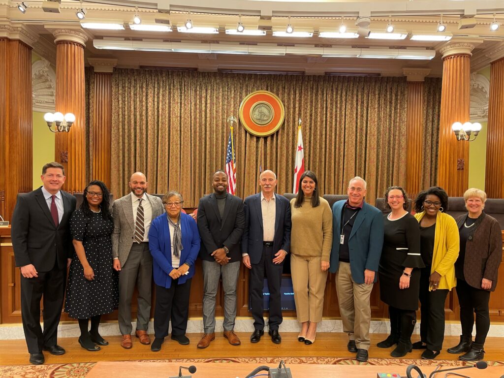 Group photo of members at the D.C. Council Training