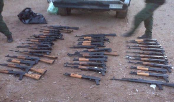 Weapons seized in the Fast and Furious investigation (Source: Department of Justice)